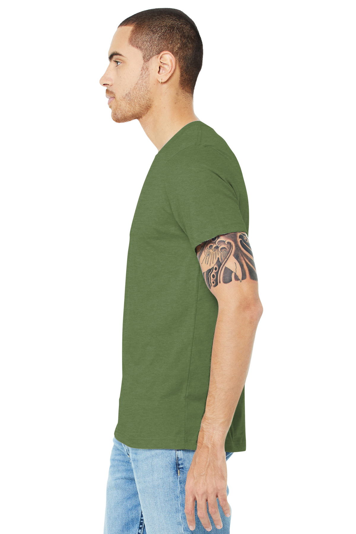 BELLA+CANVAS® Unisex Heather CVC Short Sleeve Tee 17