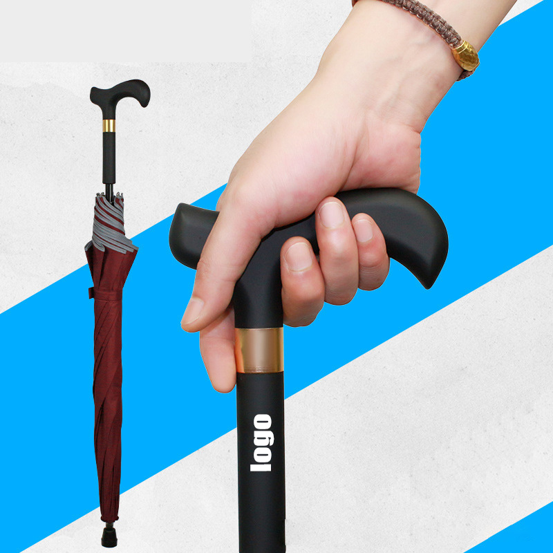 Elderly crutch umbrella sun protection non-slip umbrella 5