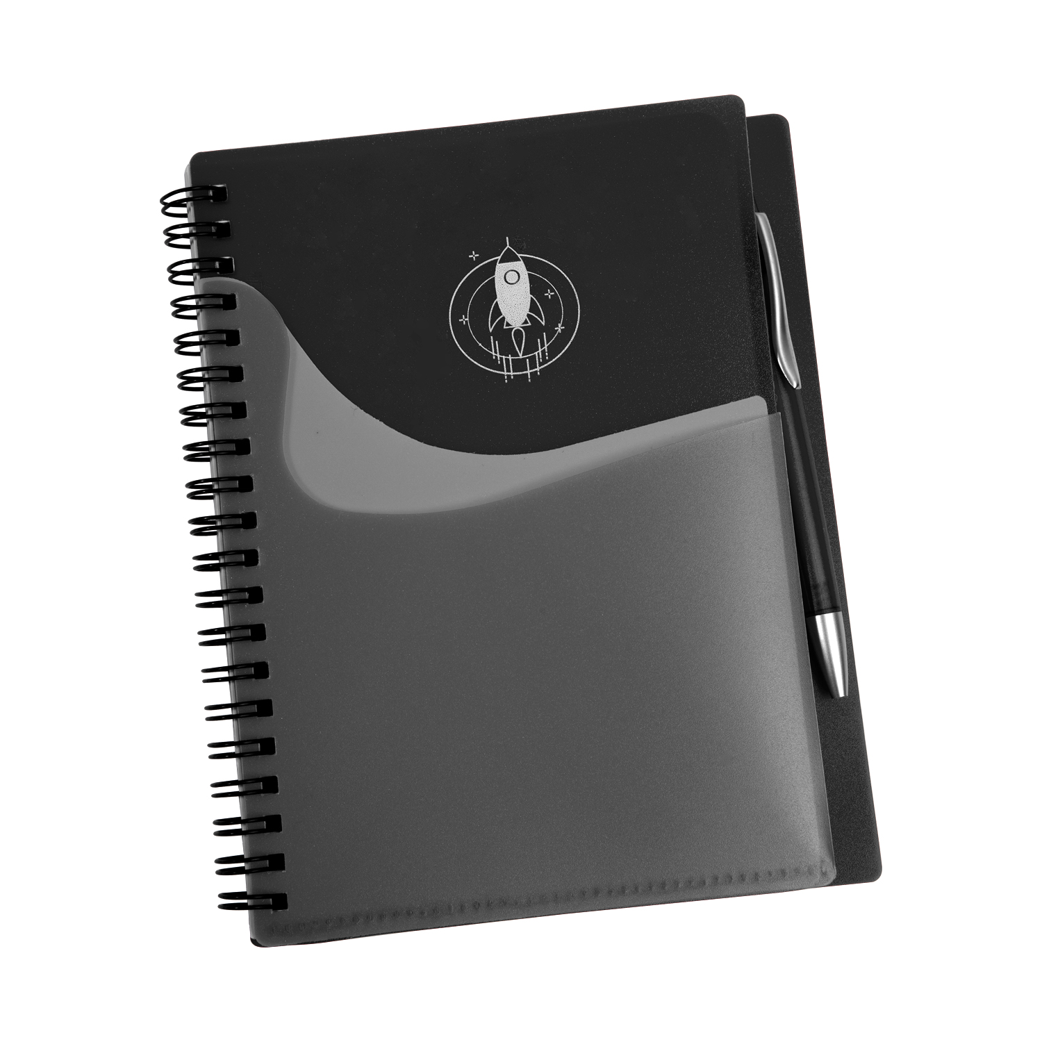 Travel Buddy Spiral Notebook (1 Color Imprint) 1