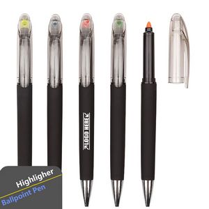 Ballpoint Pen With Color Highlighter 9