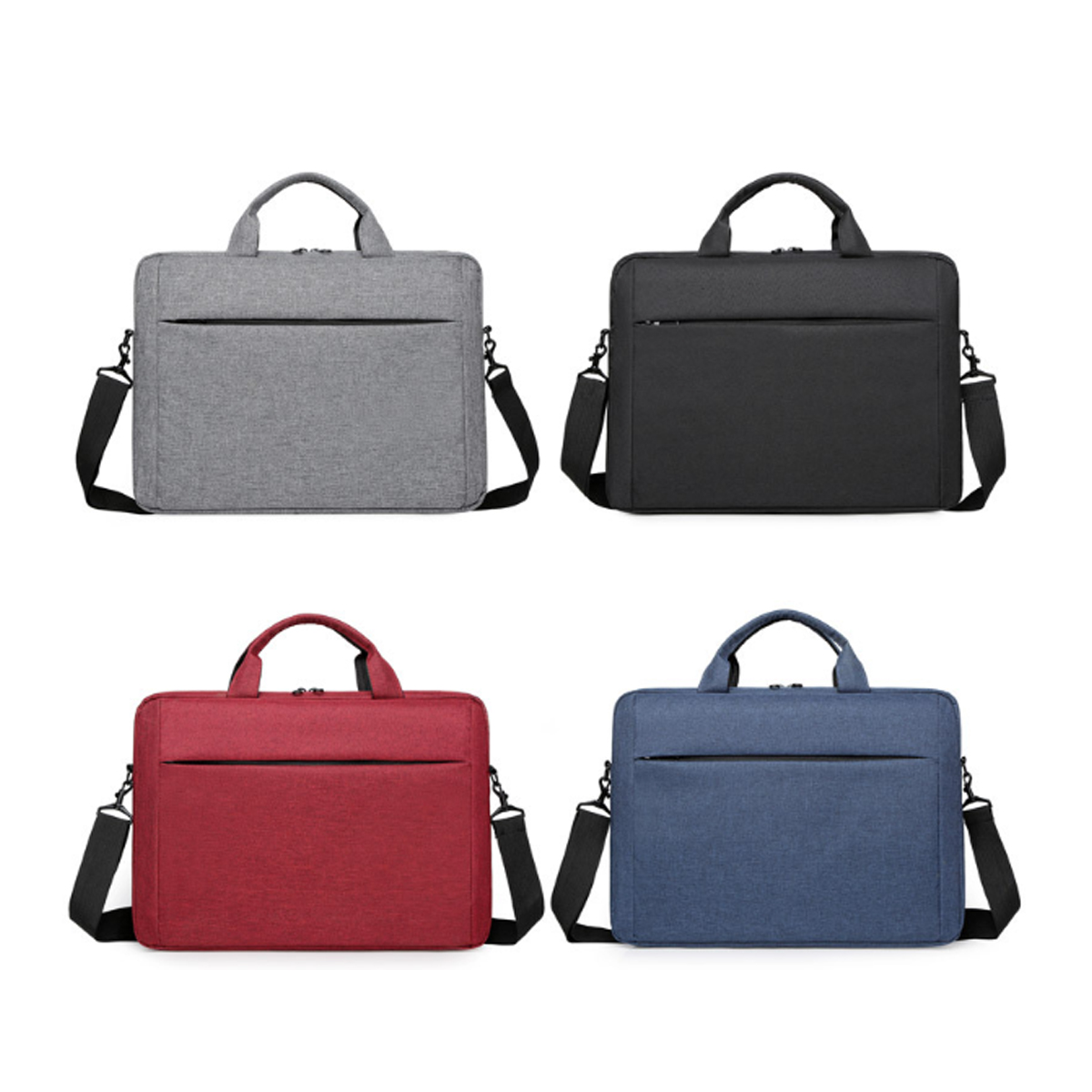 15.6" Laptop Briefcase with Luggage Trolley Sleeve 4