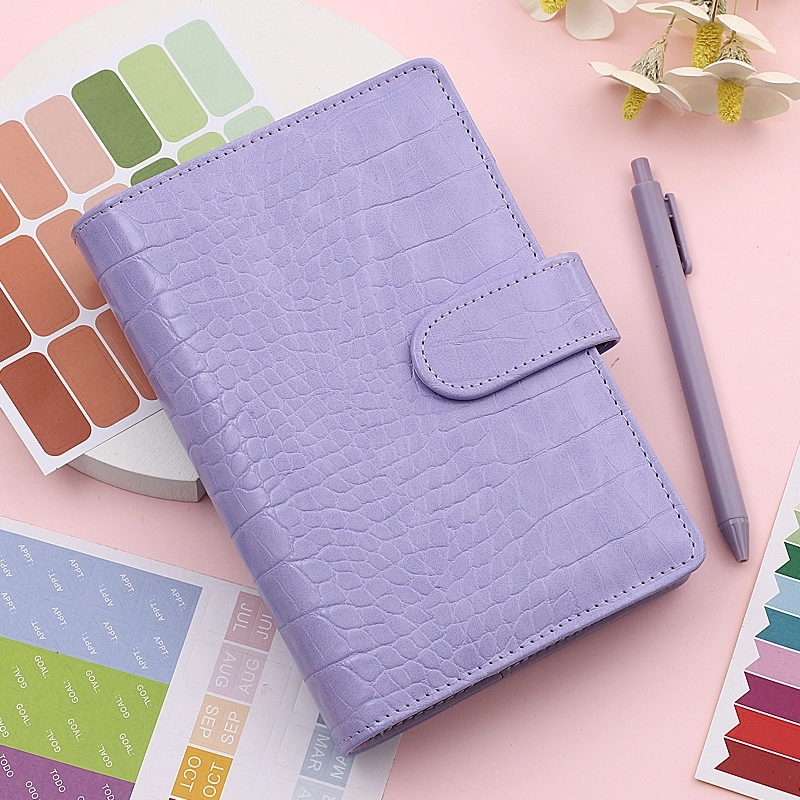 PU Leather A6 Budget Planner Binder Notebook 10