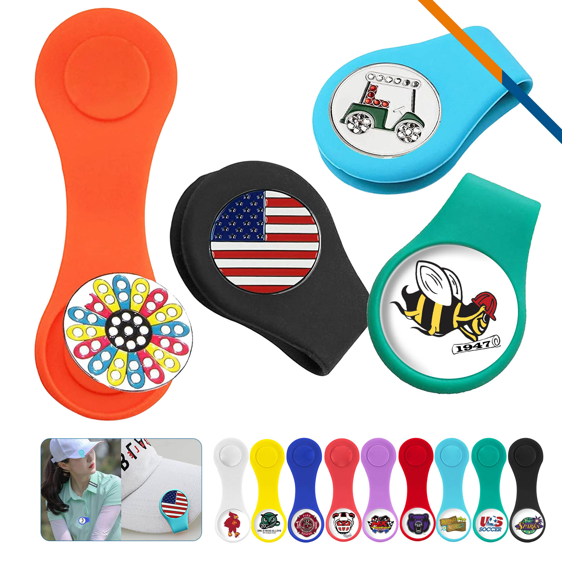 Rex Golf Ball Marker Hat Clip 11