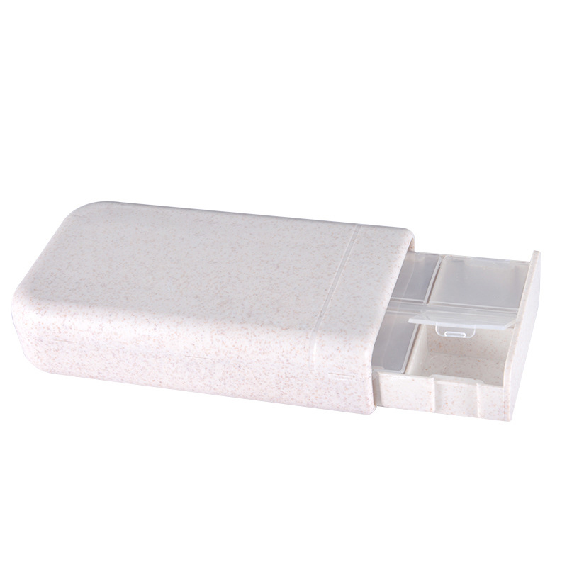 Wheat Straw Push Pull Pill Box 7