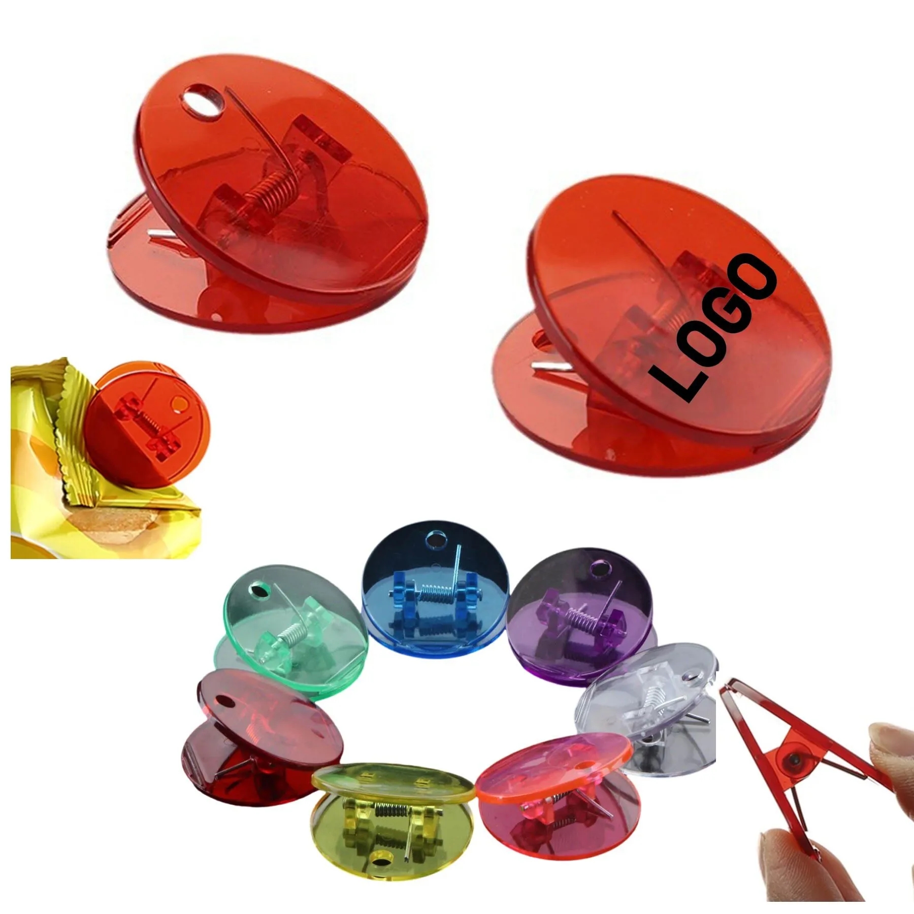Round Snack Bag Clip 2