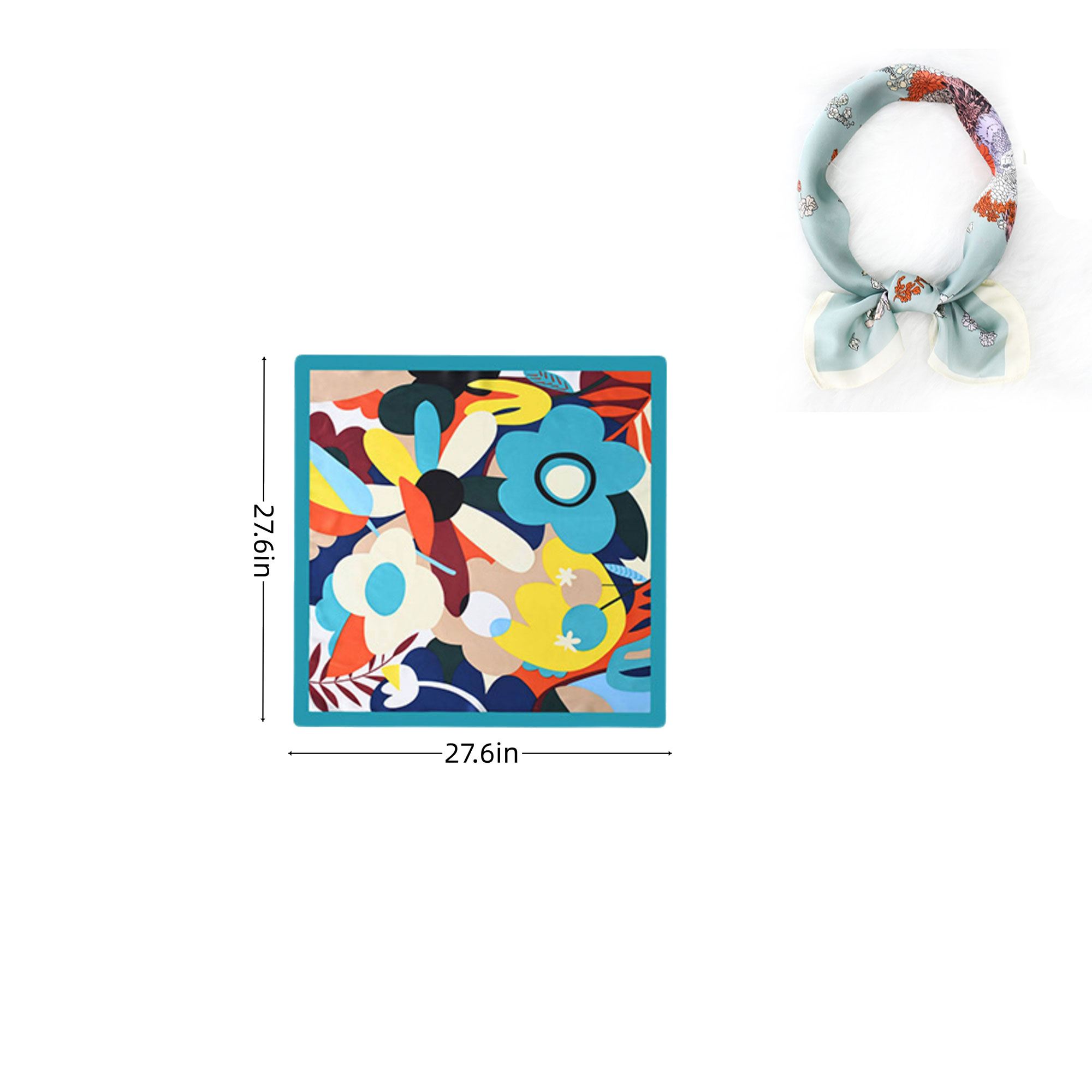 Smooth Soft Custom Silk Scarf 2
