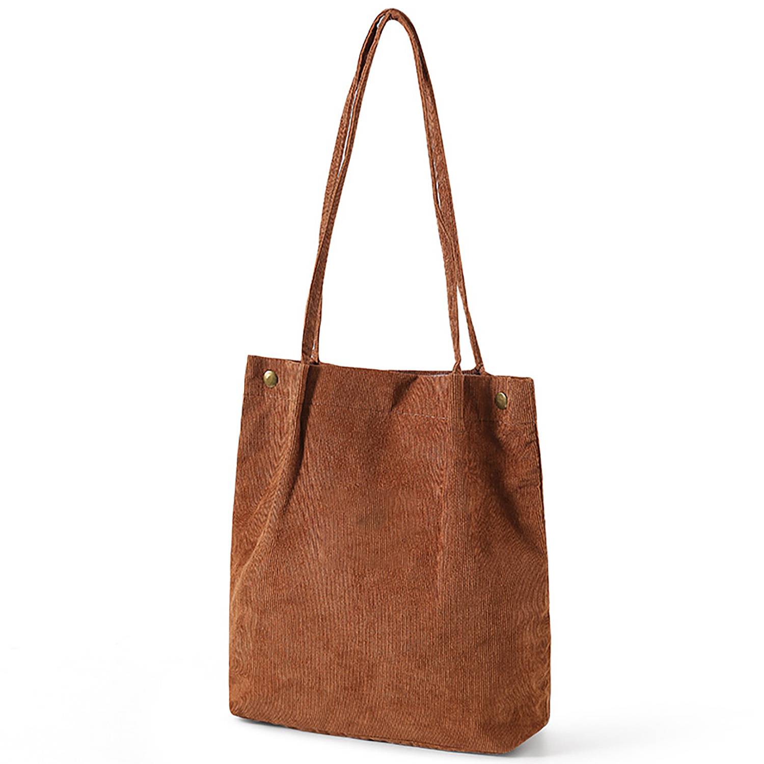 Stylish Corduroy Tote Bag, custom tote bag with logo imprint 2
