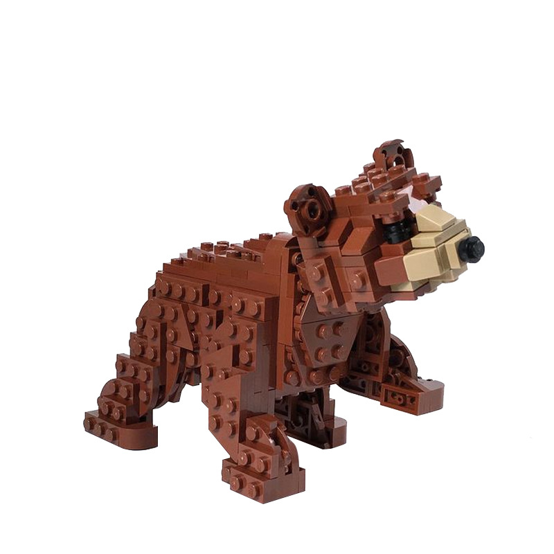 Buildifull Blocks Set - Bear with Optional Lawn Base 2