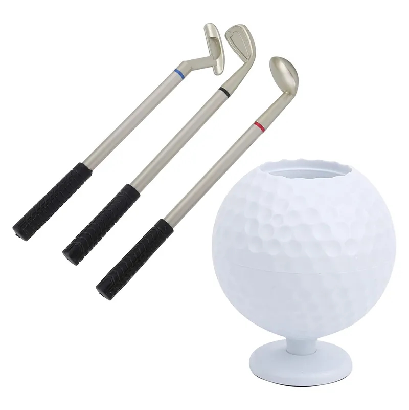 Golf Desktop Gift Ball Pen Holder 7
