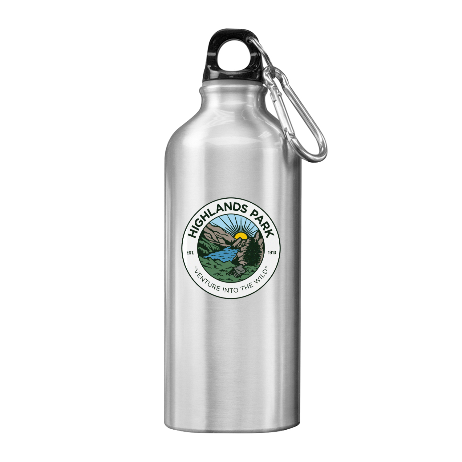 20 oz. Journey Aluminum Water Bottle (Full Color Imprint), custom water bottle with logo imprint 18