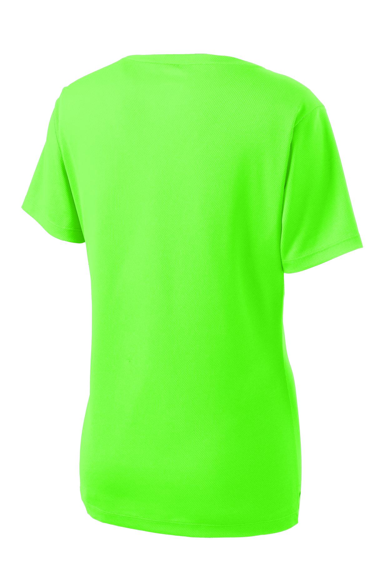 Sport-Tek Women's PosiCharge RacerMesh V-Neck Tee. LST340 54