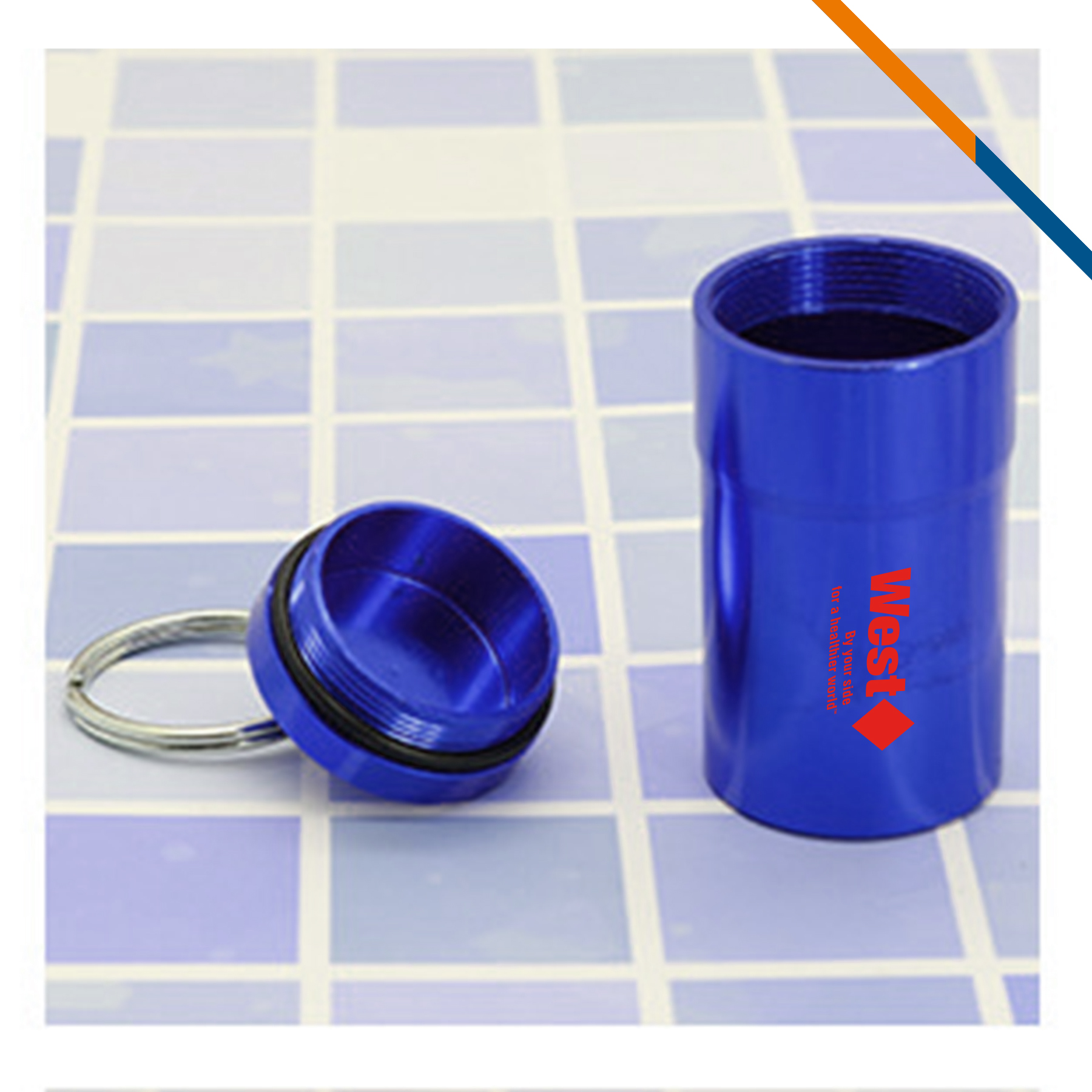 Alef Pill Bottle Keychain 7