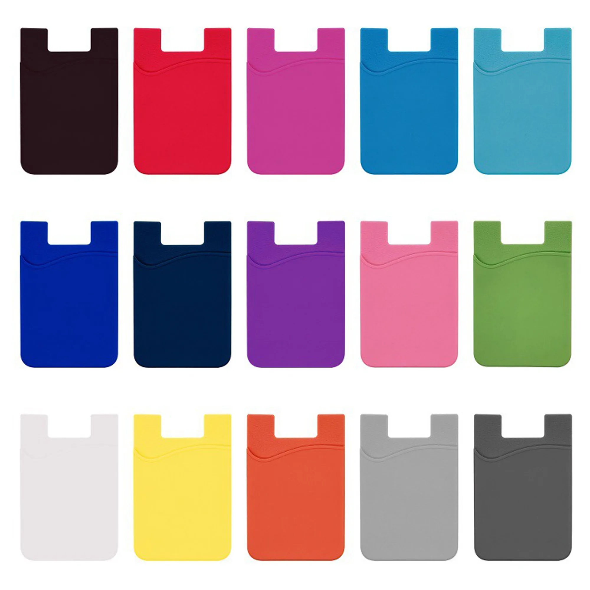Silicone Mobile Phone Card Case Back Sticker 2
