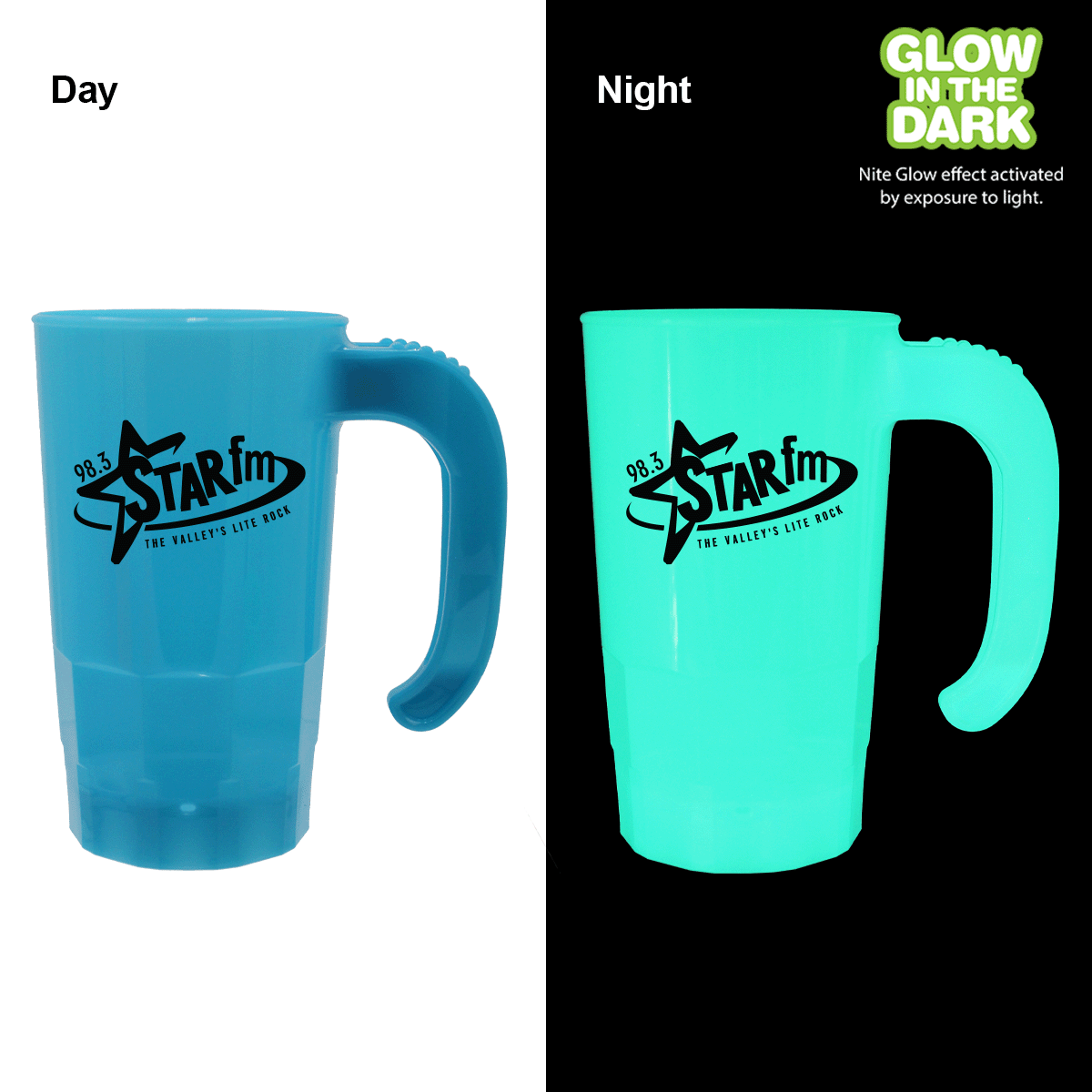 20 oz. Nite Glow Stackable Beer Stein 8