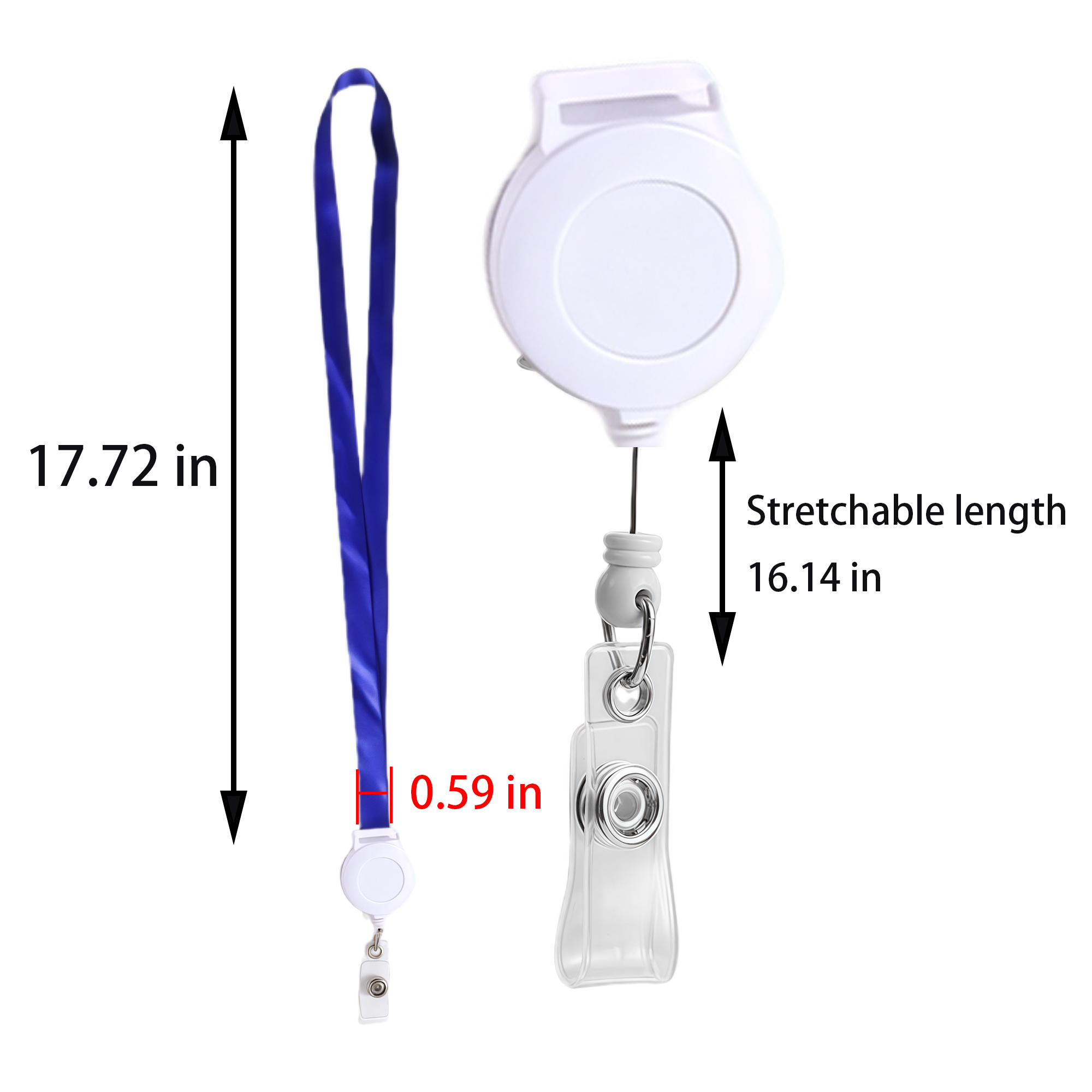 Retractable Work ID Lanyard 2