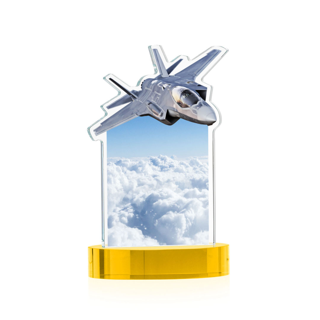 Top Gun VividPrint™ Award on Alberton Base - Gold 11