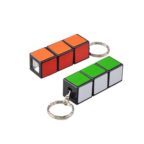 Cube LED Keychain 1
