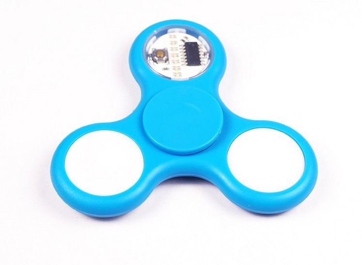 Pre-programmed LED Custom Message Light Up Fidget Spinner 3