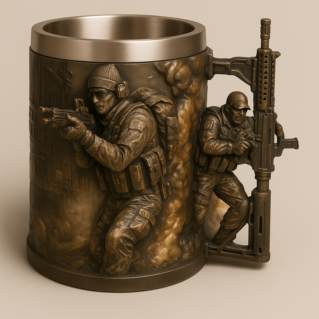 EpicMug Customizable Resin Molded Exterior Mug - Stainless Steel 550ML 21