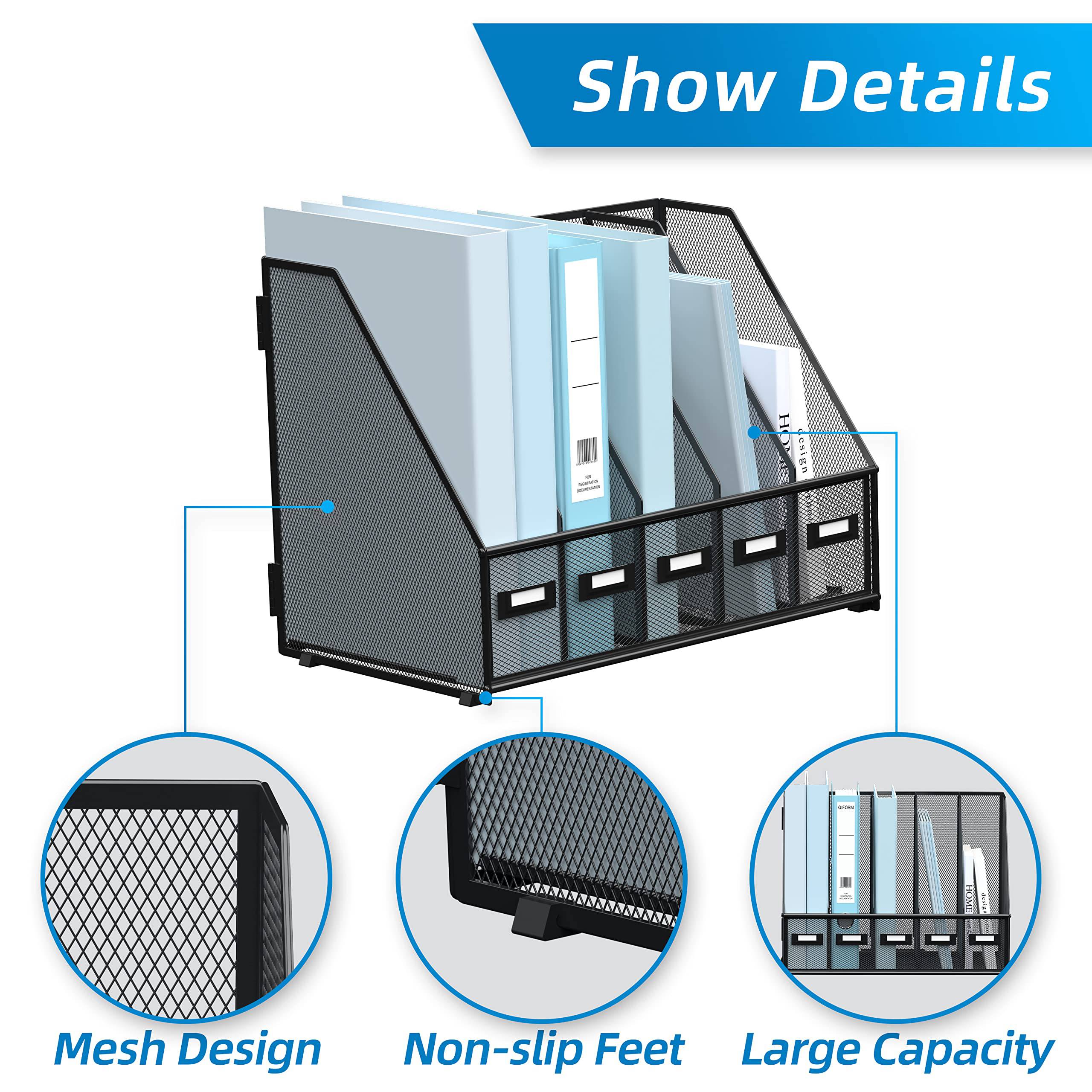 Metal Office Desk File Storage Rack 3