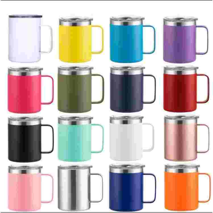 140z Stainless Steel Vacuum Camping Mug With Handle 2