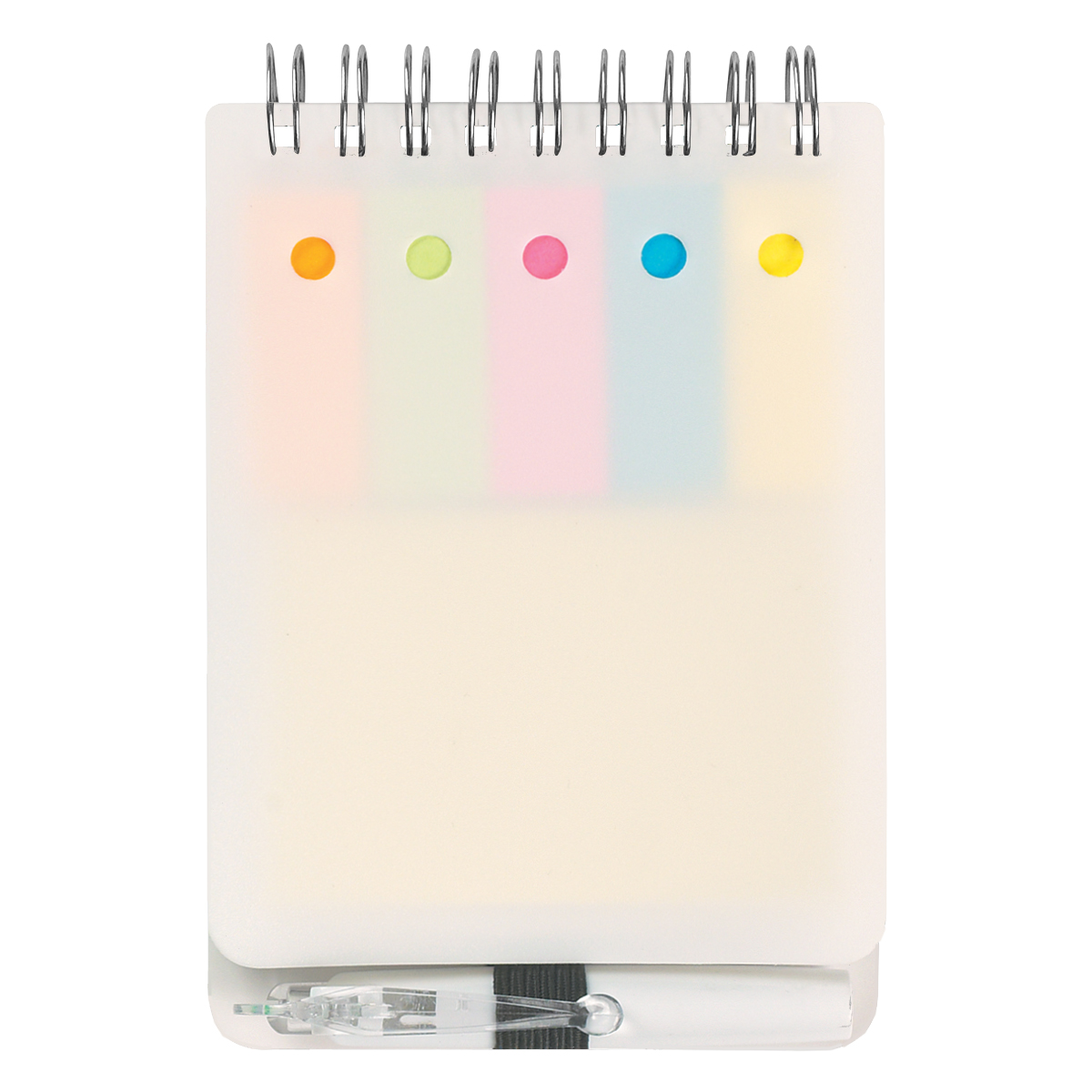 Spiral Jotter With Sticky Notes, Flags & Pen 5