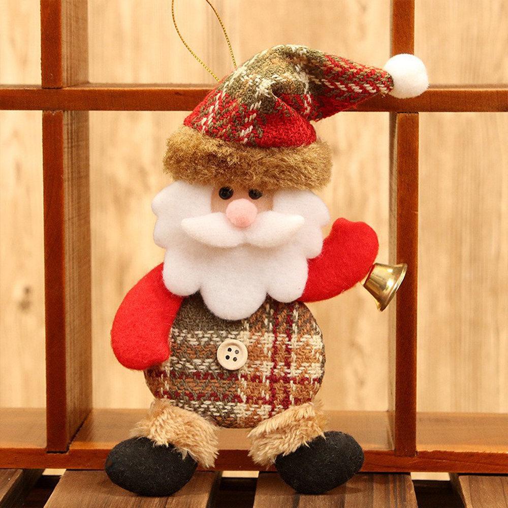 Christmas Santa Claus Bell Doll Pendant 3