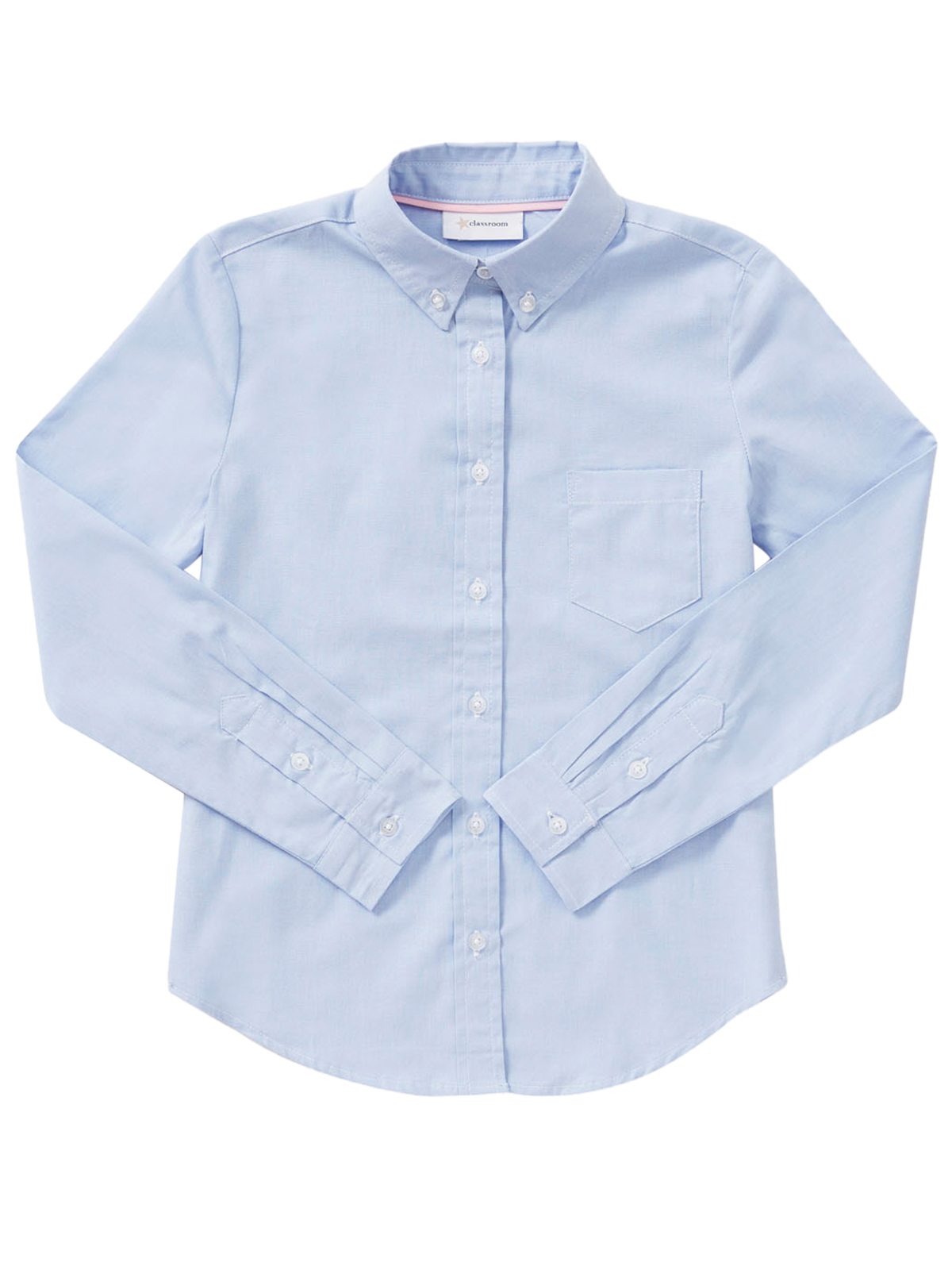 Classroom Uniforms - Junior Girls' Long Sleeve Oxford Shirt 3
