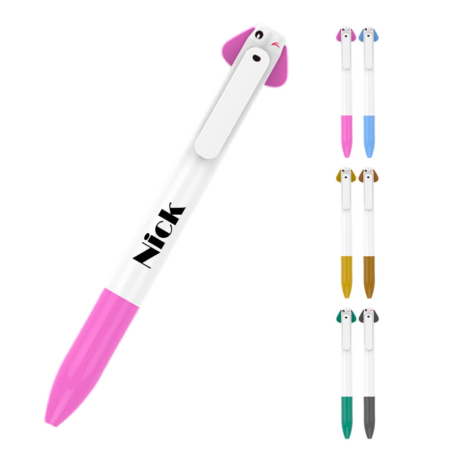 Plastic Ballpoint Pen Cute Puppy Customizable
