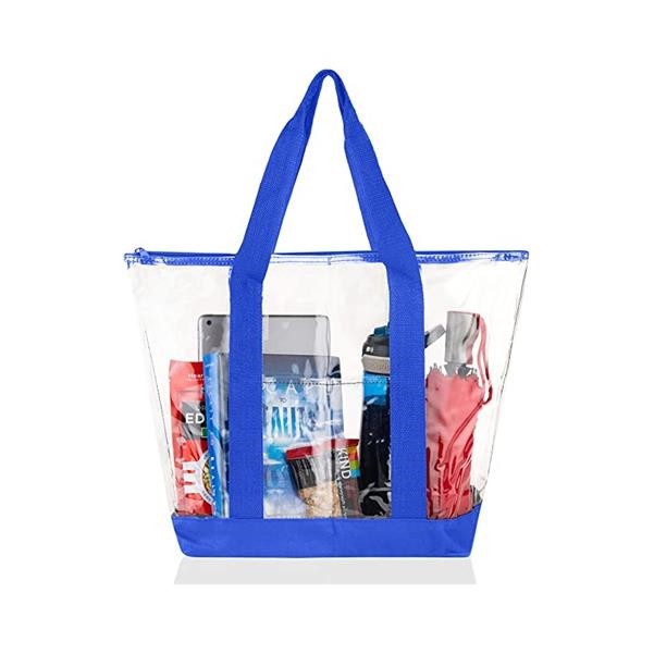 Clear PVC Or Transparent Beach Tote Bag 3
