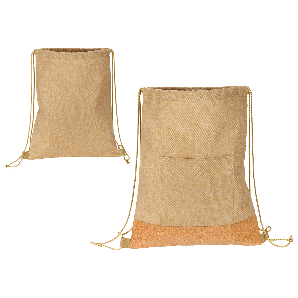 Carina RPET & Cork Drawstring Backpack 9