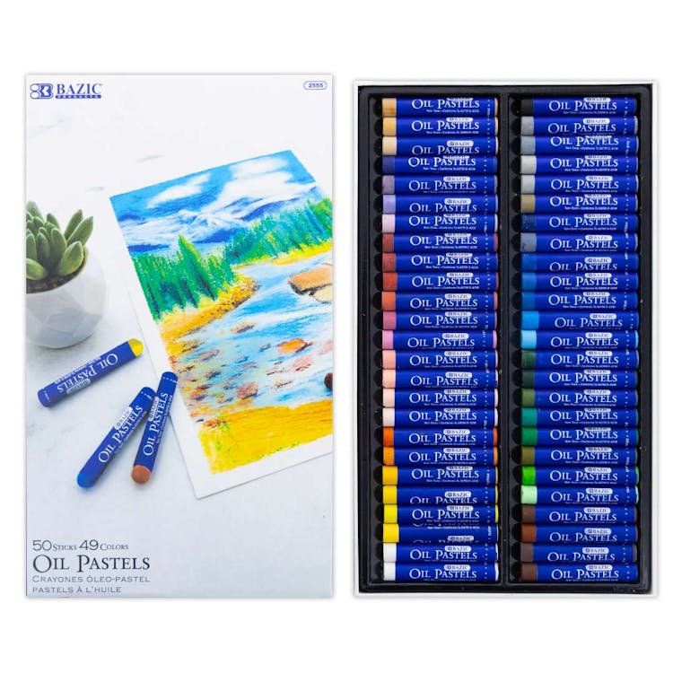 Oil Pastels Set - 50 Colors 2