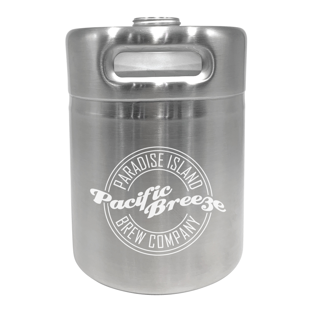 2 Litre Stainless Steel Mini Keg