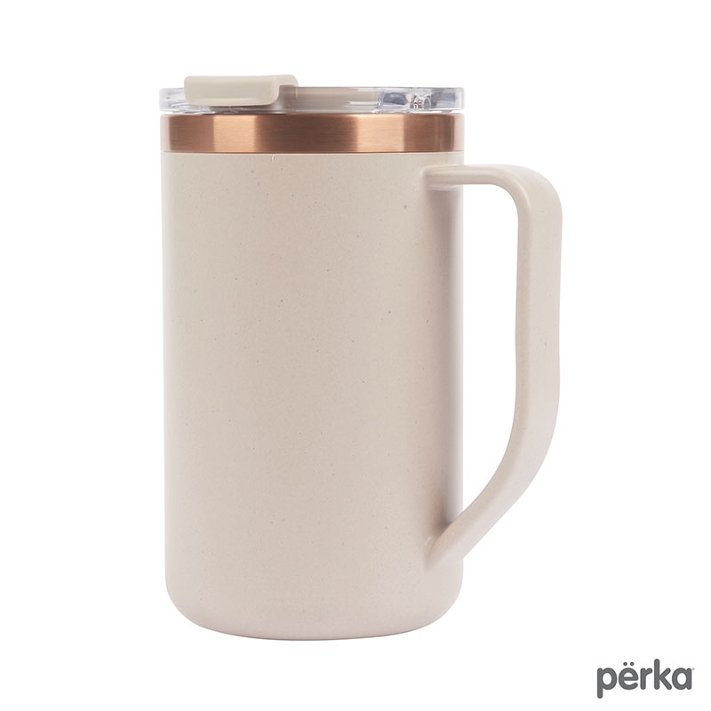Perka® Guji 15 oz. Recycled Steel and Coffee Grounds Mug 13