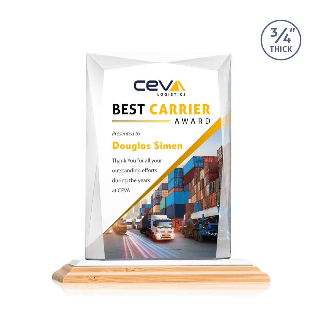 Messina VividPrint™ Award - Bamboo/White 3