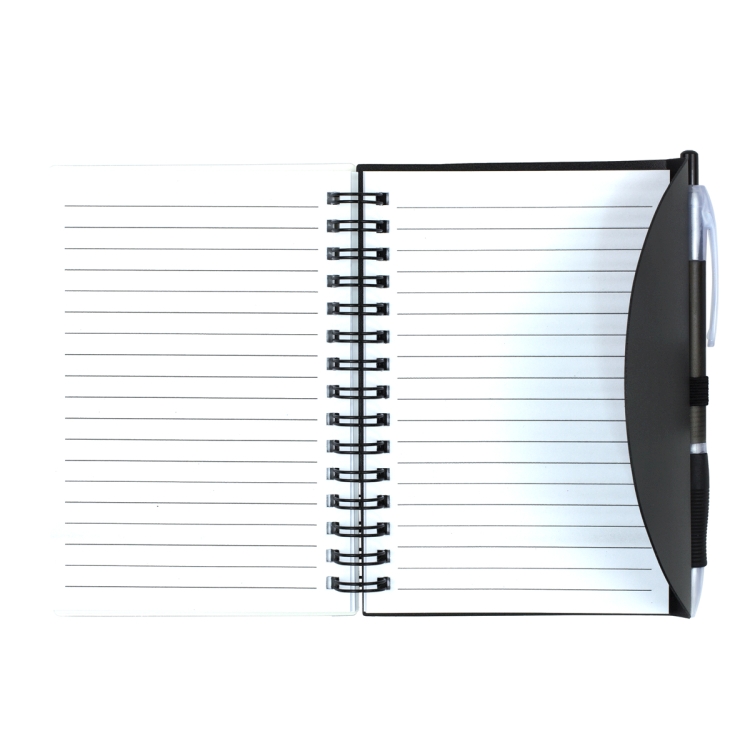 "CUPERTINO" Stylish Spiral Notepad Notebook with Matching Color Pen 8
