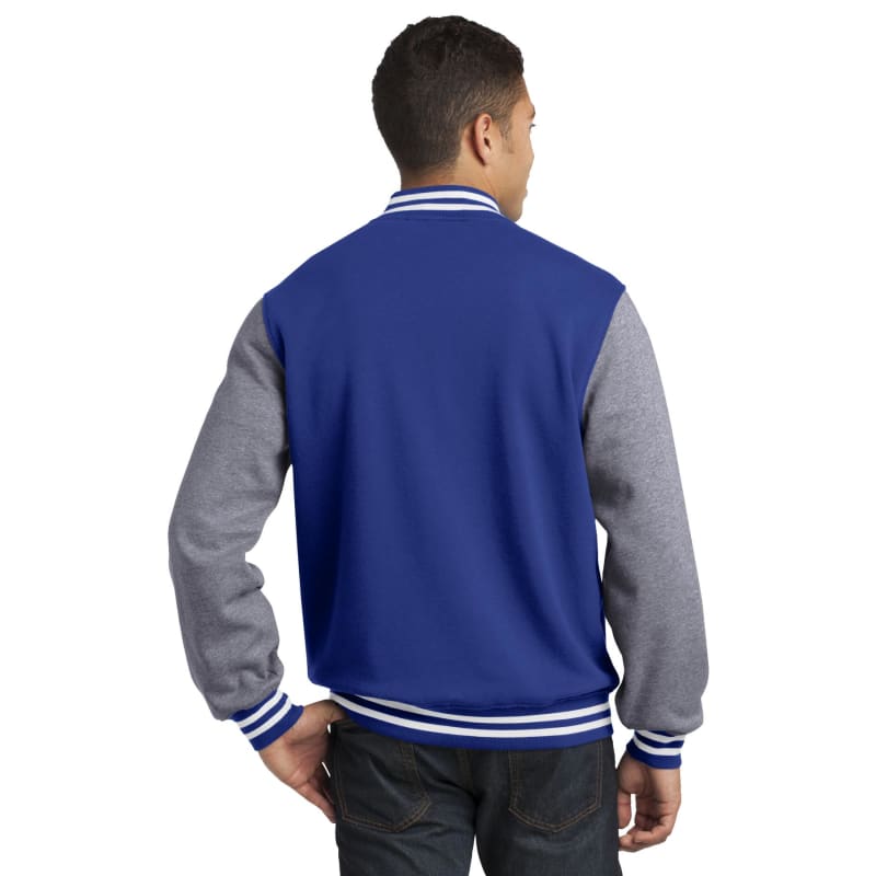 Sport-Tek Fleece Letterman Jacket. 11