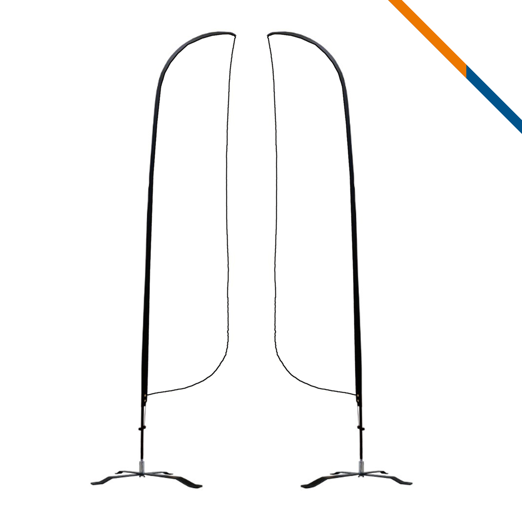 16.5' Scorpius Double-Sided Feather Flag 4