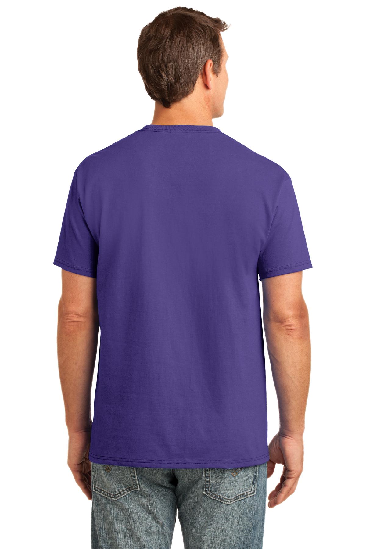 Port & Co Core Cotton Pocket Tee. PC54P 145