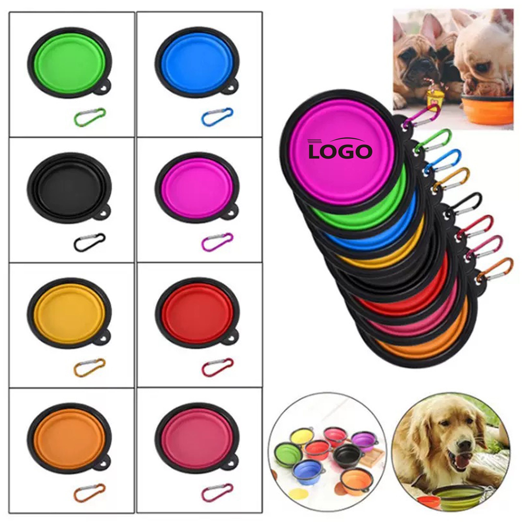 Pet Folding Dog Bowlwith Keylock MOQ50 2