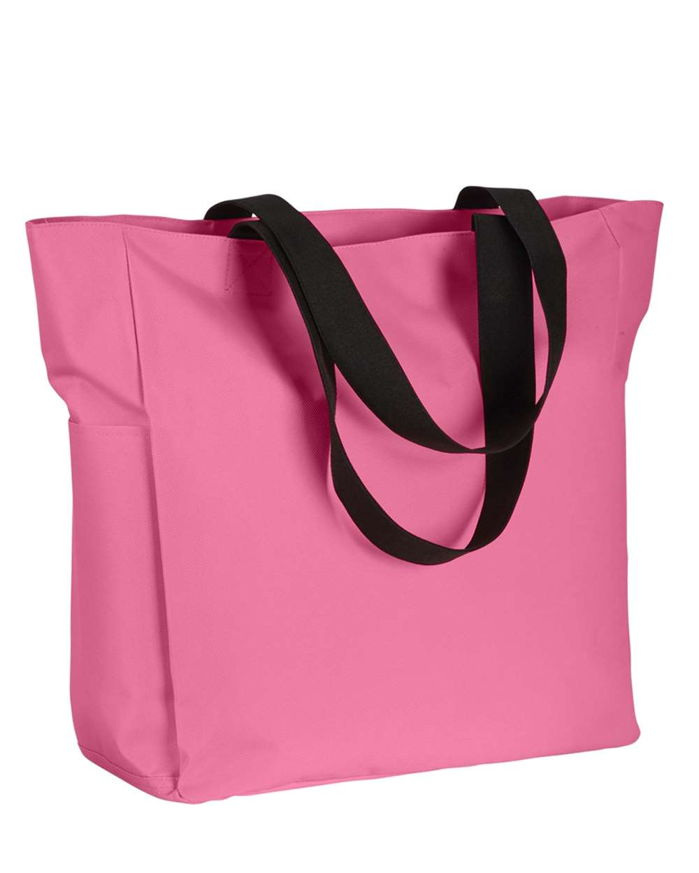 Polyester Zip Tote - BE080, custom tote bag with logo imprint 3