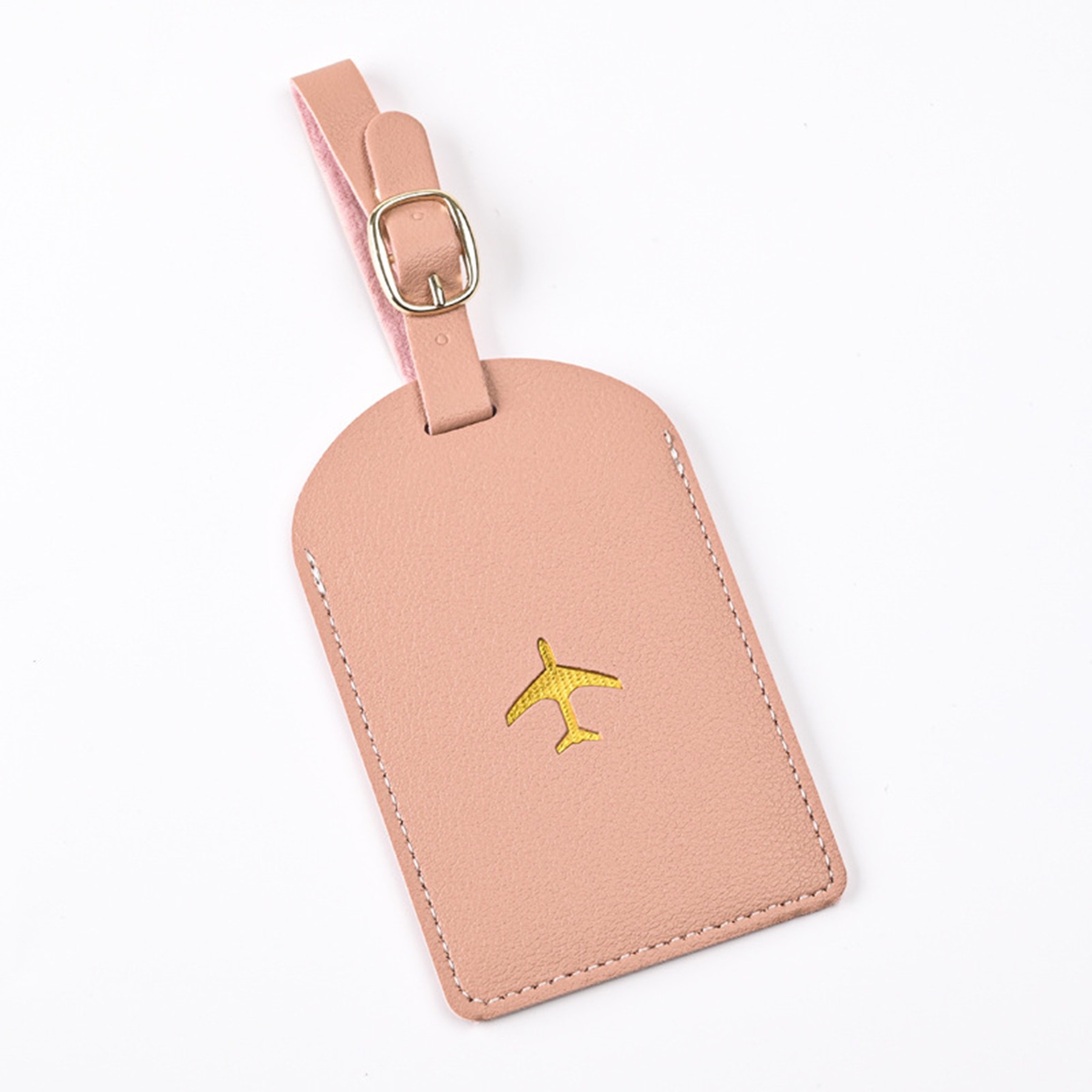PU Leather Stamping Aircraft Boarding Pass Hanging Tag 2