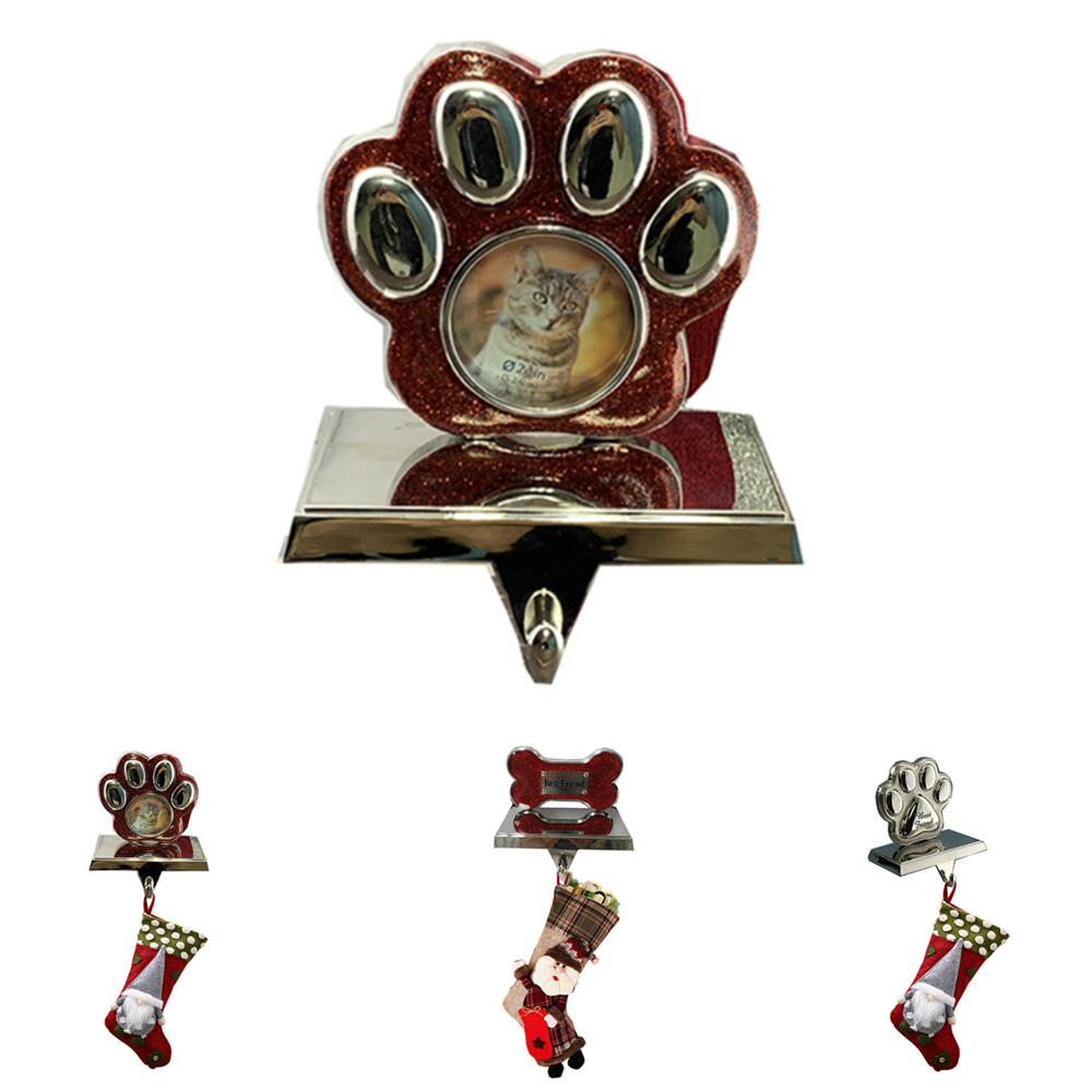 Dog Paw Christmas Stocking Holder 2