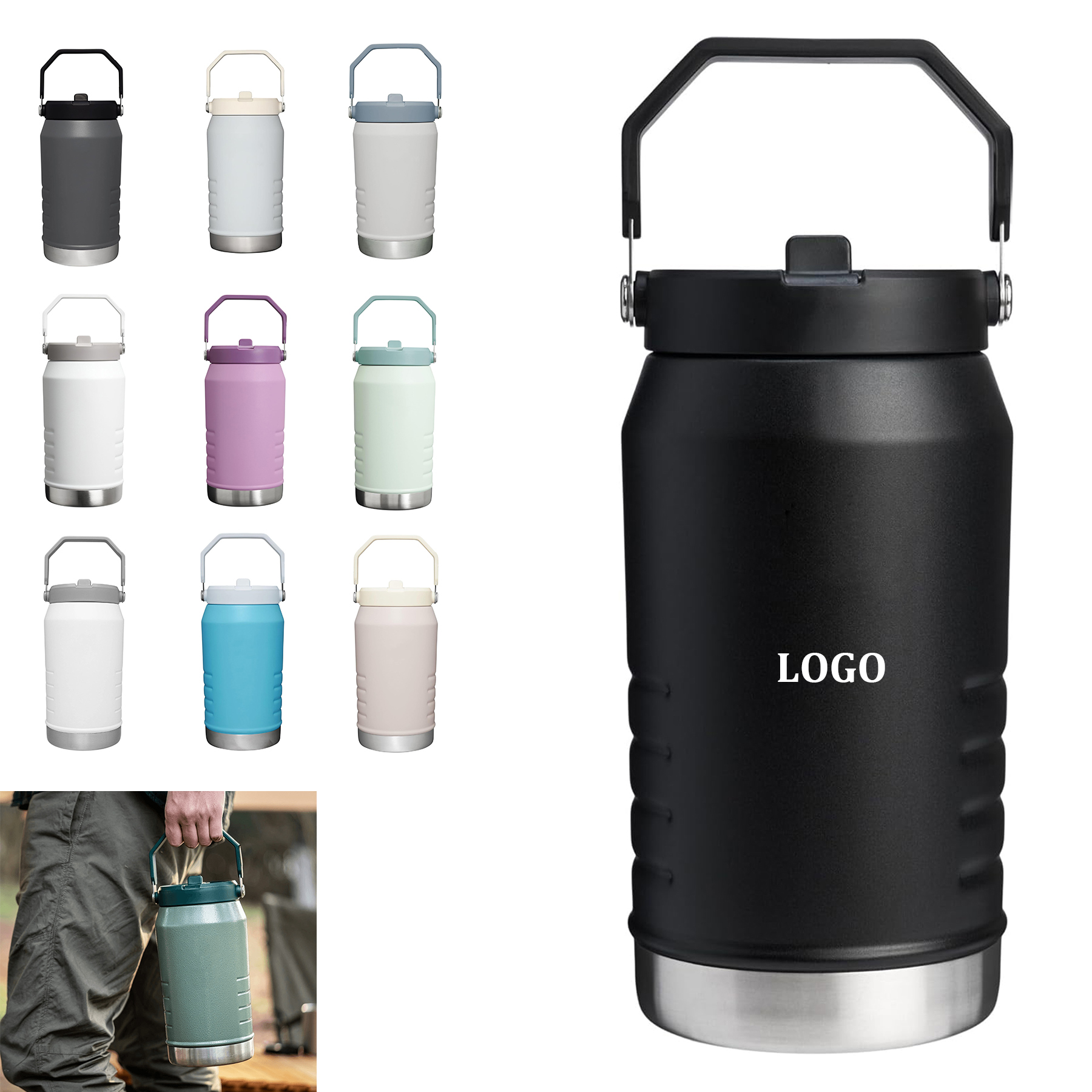 Insulated Stainless Steel Straw Tumbler 12