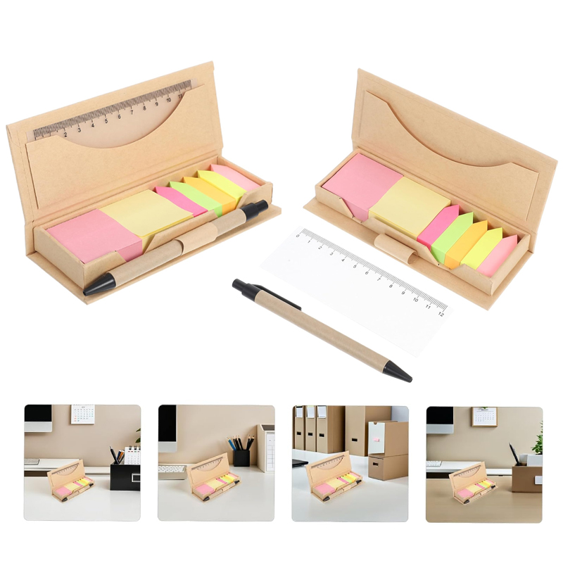 Multi-Functional Creative Sticky Note Box With Pen 3