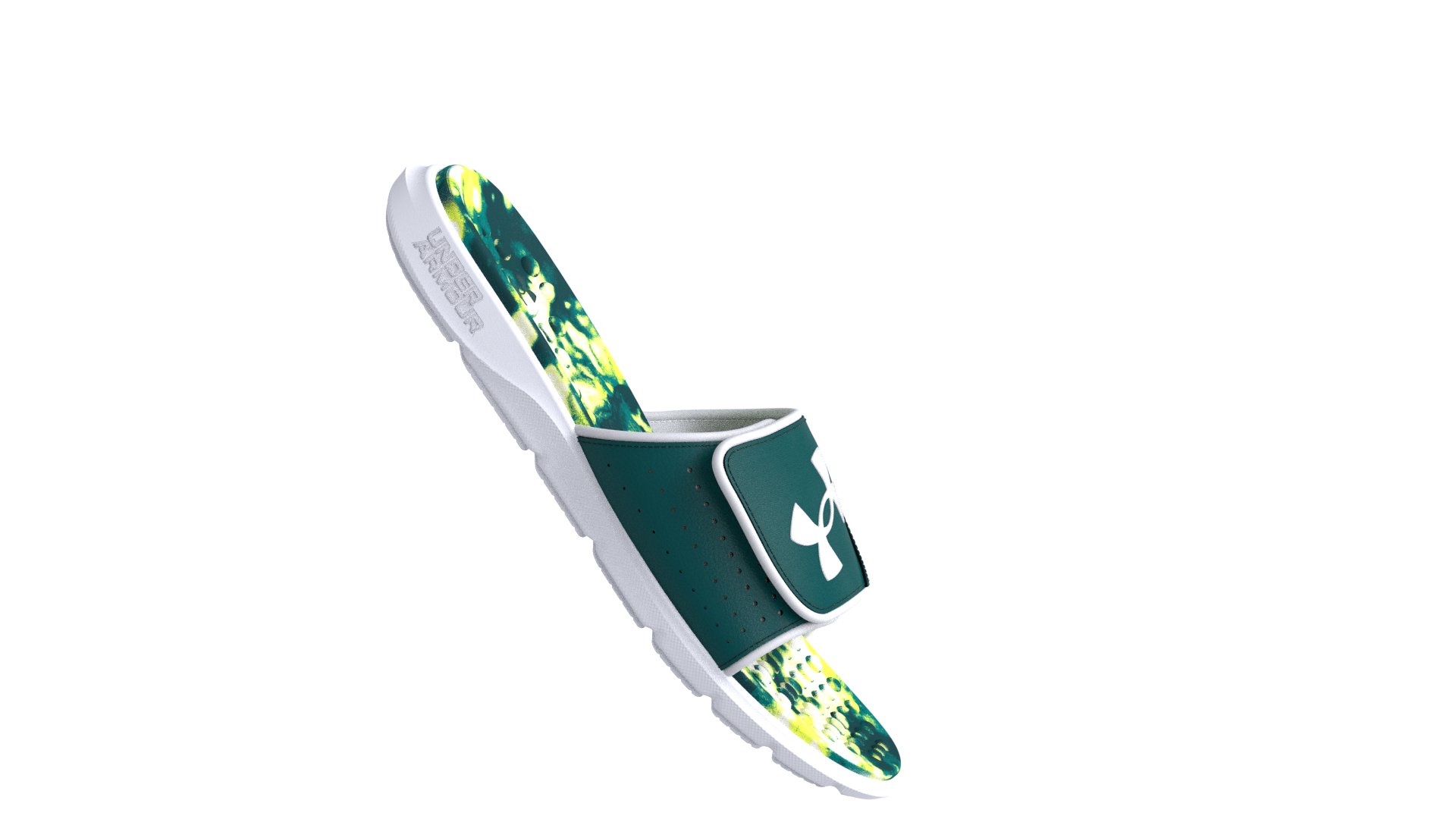 UA Ignite Pro Graphic Footbed Men's Slides 8