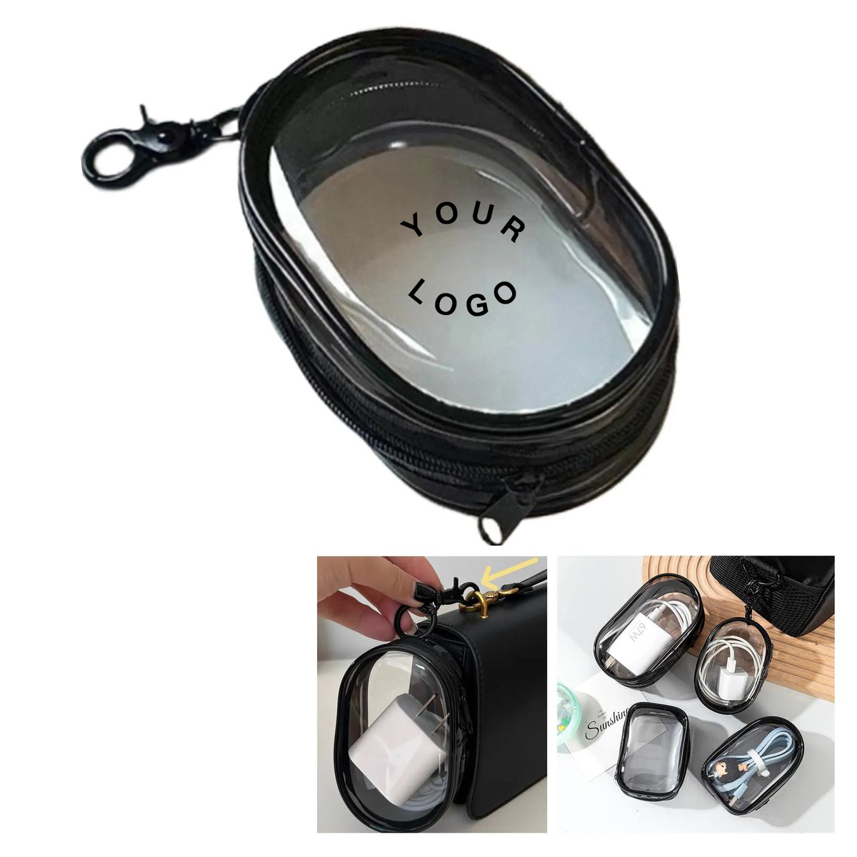 PVC Portable Earphone Organizer Case 6