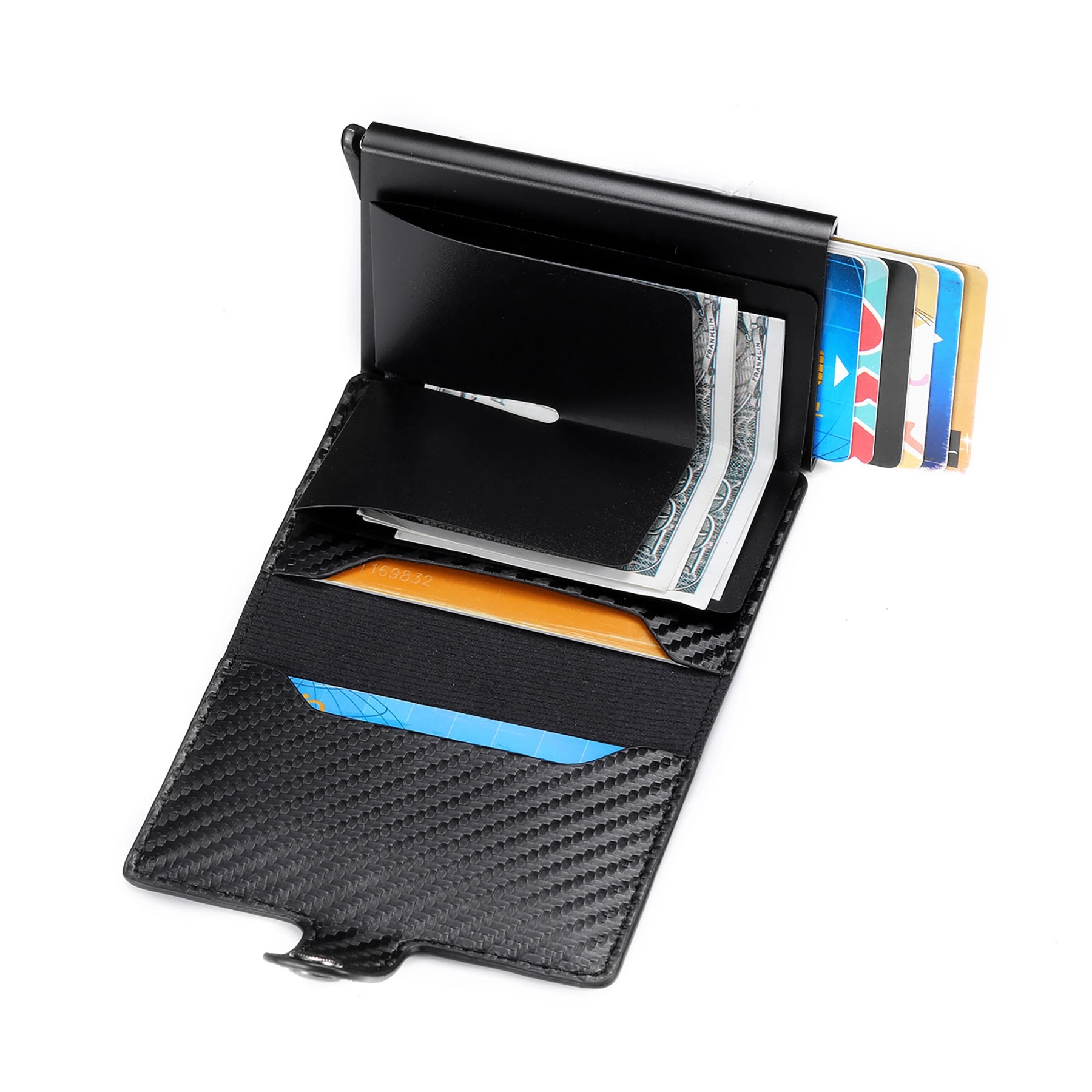 RFDI Aluminum alloy PU Wallet 4