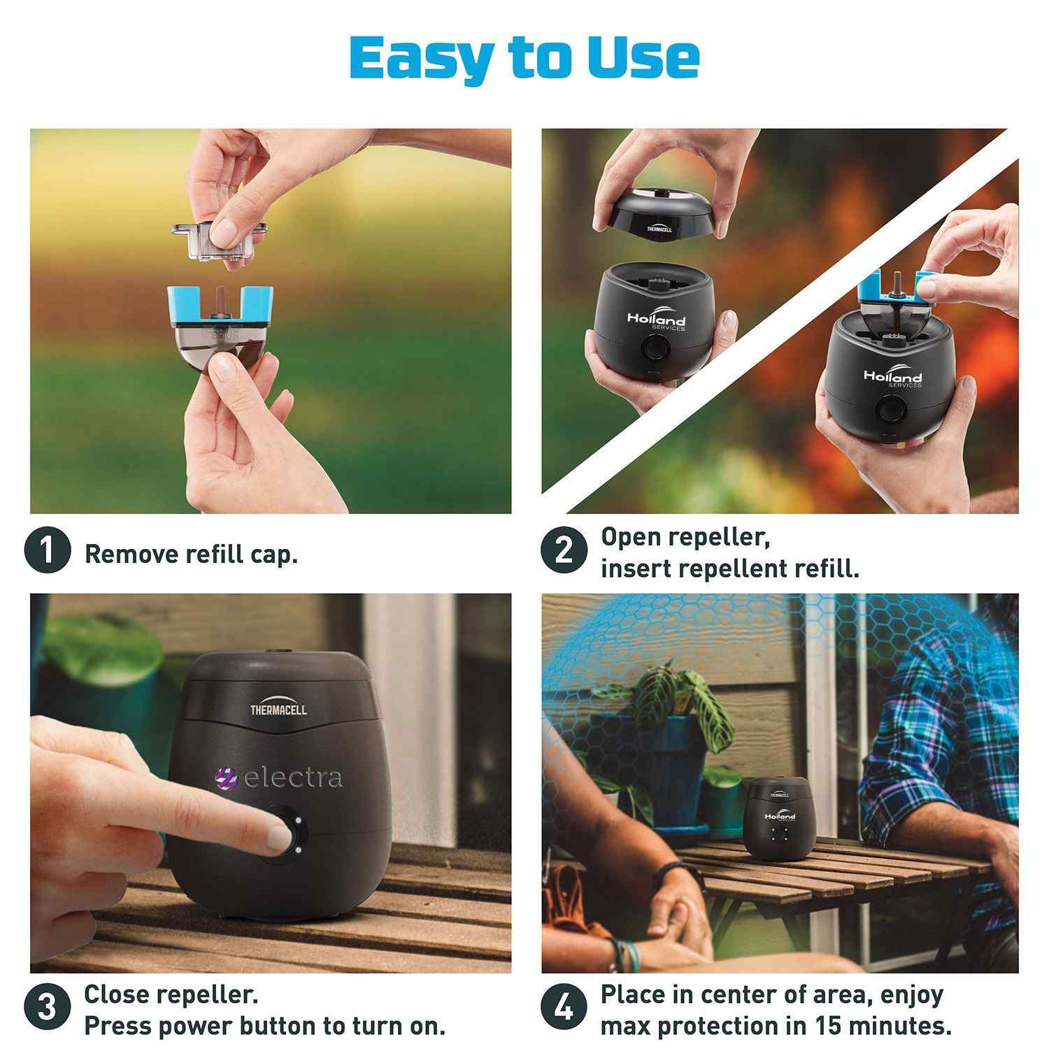 THERMACELL® RECHARGEABLE MOSQUITO REPELLER 6