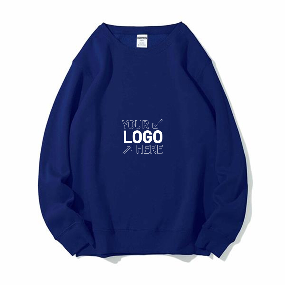 Crewneck Cotton&Polyester Fleece Sweatshirts, custom hoodie or sweatshirt with logo imprint 7